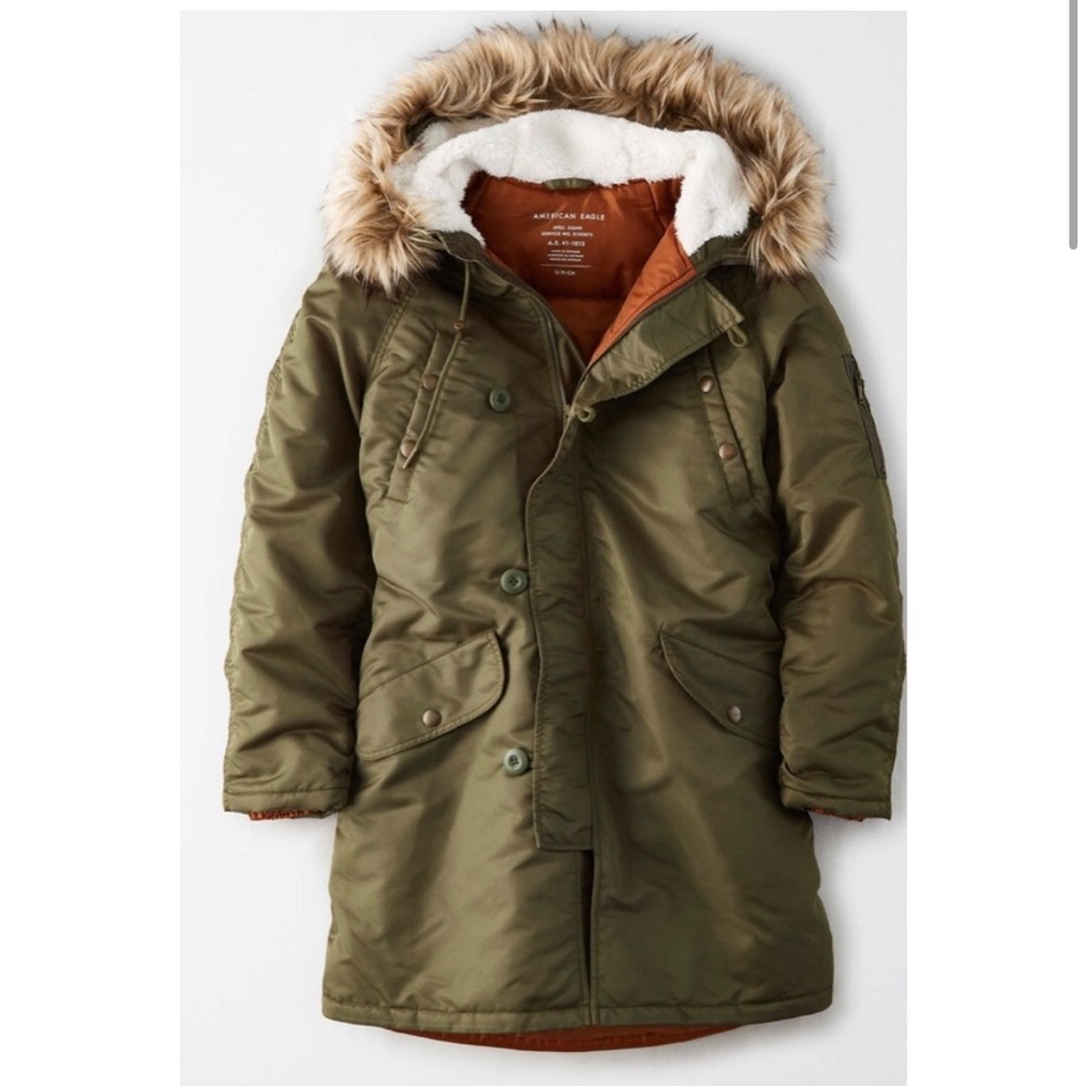 American Eagle | Fur Collar Parka